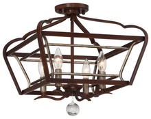 Minka-Lavery 4347-593 - Astrapia - Semi Flush