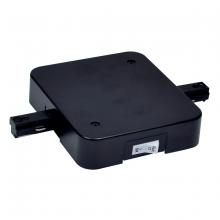 Nora NT-2358B/10A - In-Line Feed with Circuit Breaker, Two-Circuit Track, 10 Amps, Black Finish