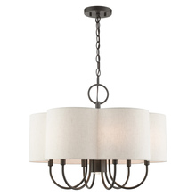 Livex Lighting 45807-92 - 7 Lt English Bronze Chandelier