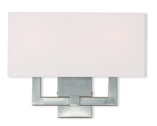Livex Lighting 51104-91 - 3 Light Brushed Nickel Wall Sconce