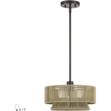 Livex Lighting 53162-92 - 1 Light English Bronze Pendant