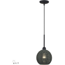 Livex Lighting 60152-04 - 1 Light Black Mini Globe Pendant