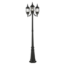 Livex Lighting 7710-14 - 3 Lt Textured Black Outdoor Post Light