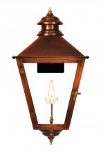 The Coppersmith AS41G - CopperSmith Adam Street 41 Inch Gas Lantern in Antique Copper