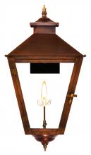 The Coppersmith CS41G - CopperSmith Conception Street 41 Inch Gas Lantern in Antique Copper