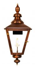 The Coppersmith FS41G - The CopperSmith Franklin Street 27" Tall Copper Gas Wall Mount Outdoor Light Lantern Sconce