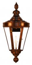The Coppersmith RS62G - The CopperSmith Royal Street 34" Tall Copper Gas Wall Mount Outdoor Light Lantern Sconce