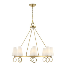 Savoy House 1-4702-8-322 - Wilkes 8-Light Chandelier in Warm Brass by Dann Foley
