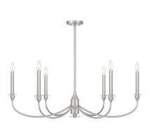 Savoy House 1-1500-6-SN - Coventry 6-Light Chandelier in Satin Nickel