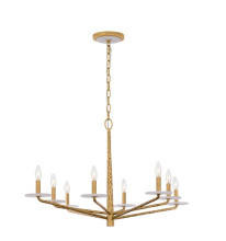 Savoy House 1-1965-8-60 - Judi 8-Light Chandelier in Distressed Gold by Breegan Jane