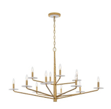 Savoy House 1-1966-12-60 - Judi 12-Light Chandelier in Distressed Gold by Breegan Jane