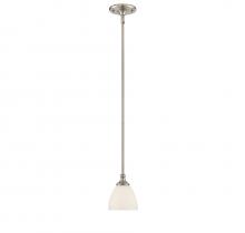 Savoy House 7-1010-1-SN - Herndon 1-Light Mini-Pendant in Satin Nickel