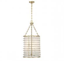 Savoy House 7-3362-6-322 - Byron 6-Light Pendant in Warm Brass