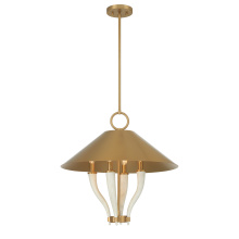Savoy House 7-6308-4-322 - Hearne 4-Light Pendant in Warm Brass by Dann Foley