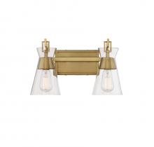 Savoy House 8-1830-2-322 - Lakewood 2-Light Bathroom Vanity Light in Warm Brass
