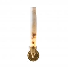 Kalco 523731TRB - GYPSUM ALABASTER WALL SCONCE