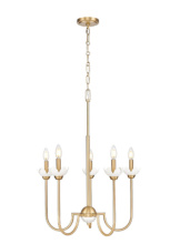 Z-Lite 352-5MGLD - 5 Light Chandelier