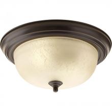 Progress P3925-20EUL - P3925-20EUL 2-75W MED FLUSH MOUNT