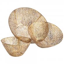 Cyan Designs 06224 - Sydne Bowls | Antique Gold