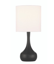 Craftmade 86226FB-T - Pallo 1 Light Table Lamp in Flat Black