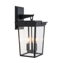 Craftmade ZA7814-TB - Duncan 3 Light Outdoor Wall Lantern in Textured Black