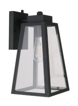 Craftmade ZA6914-TB-PC - Sorano 1 Light 13.88" Outdoor Lantern in Textured Black w/ Photocell & Dusk-to-Dawn