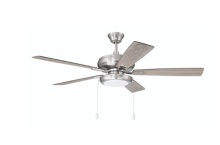 Craftmade ECF119BNK5-DWWLN - EOS Low Profile 1 bulb Frosted White 52" Ceiling Fan
