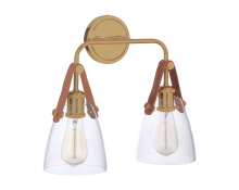 Craftmade 51362-VB - Hagen 2 Light Wall Sconce in Vintage Brass