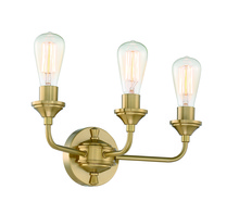 Craftmade 53003-SB - Bridgestone 3 Light Vanity in Satin Brass