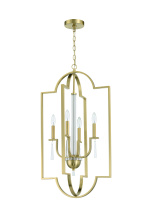 Craftmade 58234-SB - Fortuna 4 Light Foyer in Satin Brass