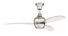 Craftmade BRD52PLN3 - 52" Bordeaux in Polished Nickel w/ Clear Acrylic Blades