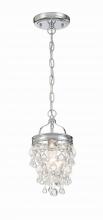 Crystorama 131-CH - Calypso 7.25'' Crystal Teardrop Polished Chrome Chandelier