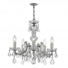 Crystorama 4376-CH-CL-MWP - Maria Theresa 20'' Hand Cut Crystal Polished Chrome Chandelier