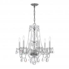 Crystorama 5086-CH-CL-S - Traditional Crystal 23'' Swarovski Strass Crystal Polished Chrome Chandelier