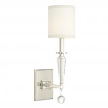 Crystorama 8101-PN - Paxton 5'' Polished Nickel Sconce