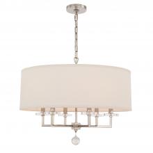 Crystorama 8116-PN - Paxton 25.5'' Polished Nickel Chandelier