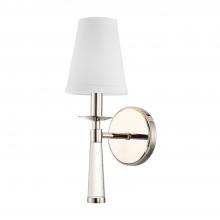 Crystorama 8861-PN - Baxter 5'' Polished Nickel Sconce