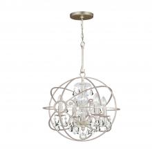 Crystorama 9025-OS-CL-MWP - Solaris 17'' Olde Silver Chandelier