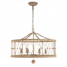 Crystorama BRX-B7906-BS - Brixton 24'' Burnished Silver Chandelier