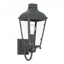 Crystorama DUM-9801-GE - Dumont 6.5'' Graphite Outdoor Sconce
