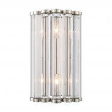 Crystorama ELL-B3002-PN - Libby Langdon Elliot 8.25'' Polished Nickel Sconce