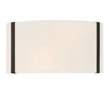 Crystorama FUL-902-BK - Fulton 13'' Black Sconce