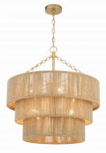 Crystorama SHY-10907-SG - Shyla 24'' Soft Gold Chandelier