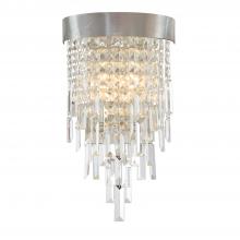 Crystorama WIN-212-SA-CL-MWP - Winfield 9.75'' Antique Silver Sconce