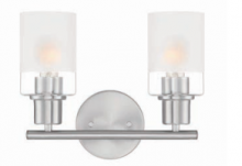 Designers Fountain D236M-2B-BN - 2 Light Vanity