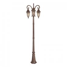 Designers Fountain 20613-BAC - Berkshire 88.75" 3-Light Outdoor Post Lantern