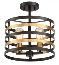 Designers Fountain 92912-AB - Mya 13" 2-Light Semi-Flush