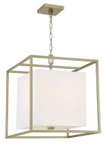 Designers Fountain 94131-SG - Chloie Collection - 3 Light - Pendant (Inverted) - 16"W - 18.5"H - Sterling Gold Finish