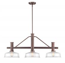 Designers Fountain 96538-SCB - Carson 3 Light Island Pendant