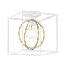 Designers Fountain D260M-SF-MW - Kew Gardens 10" 1-Light Semi-Flush